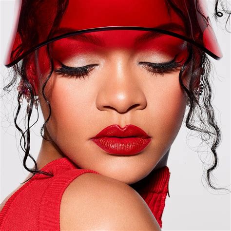 fendi metallic lipstick|rihanna with lipstick on.